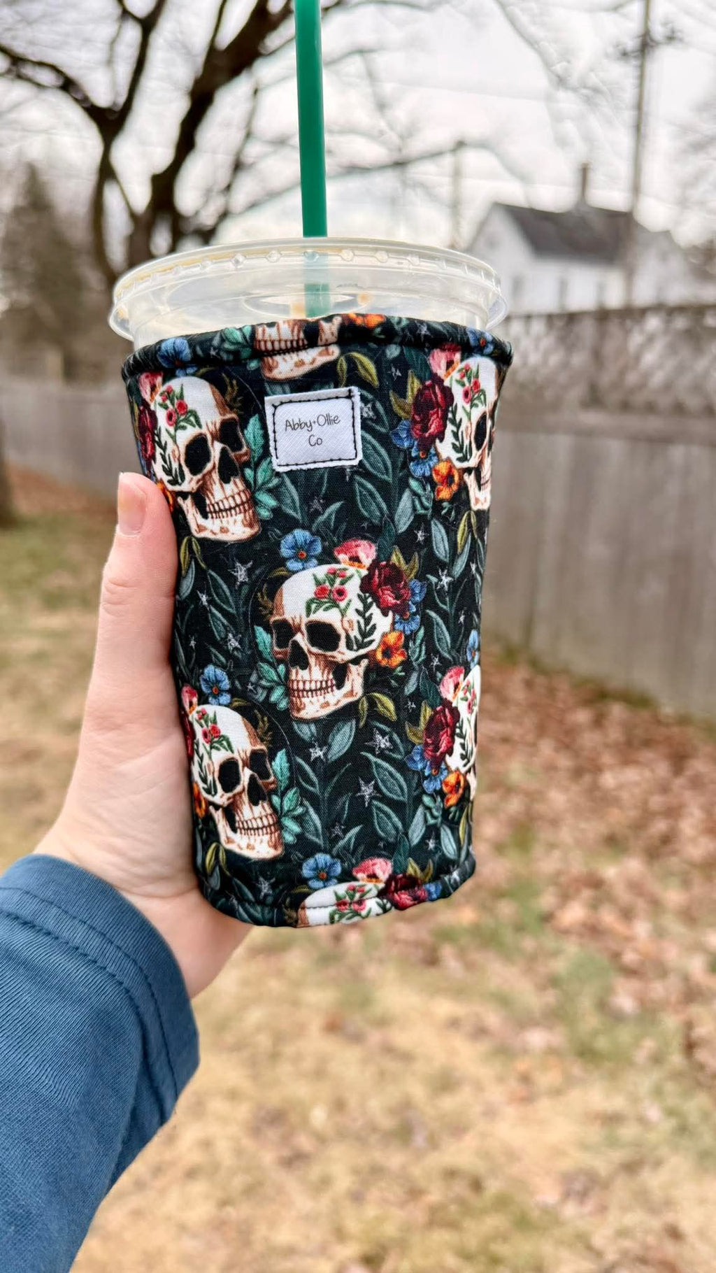 Floral skulls