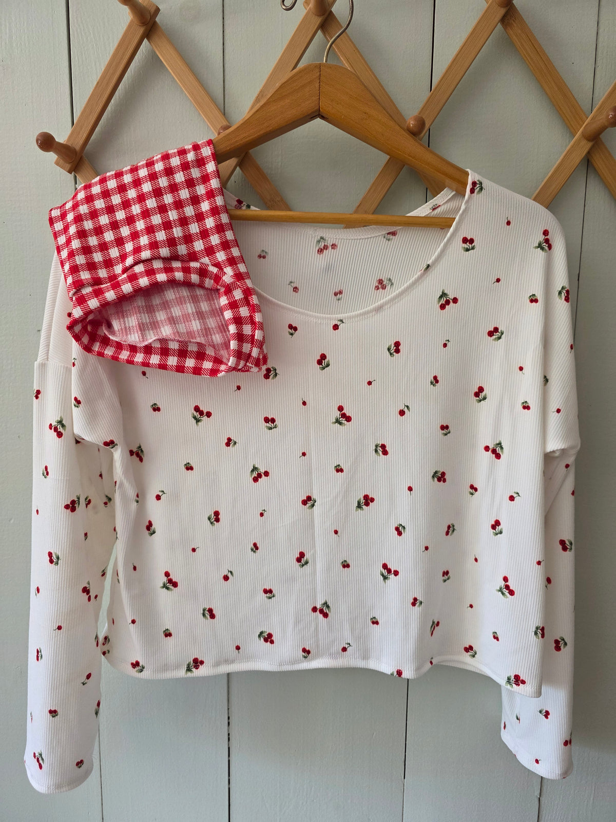 Odette Top - Cherry Print